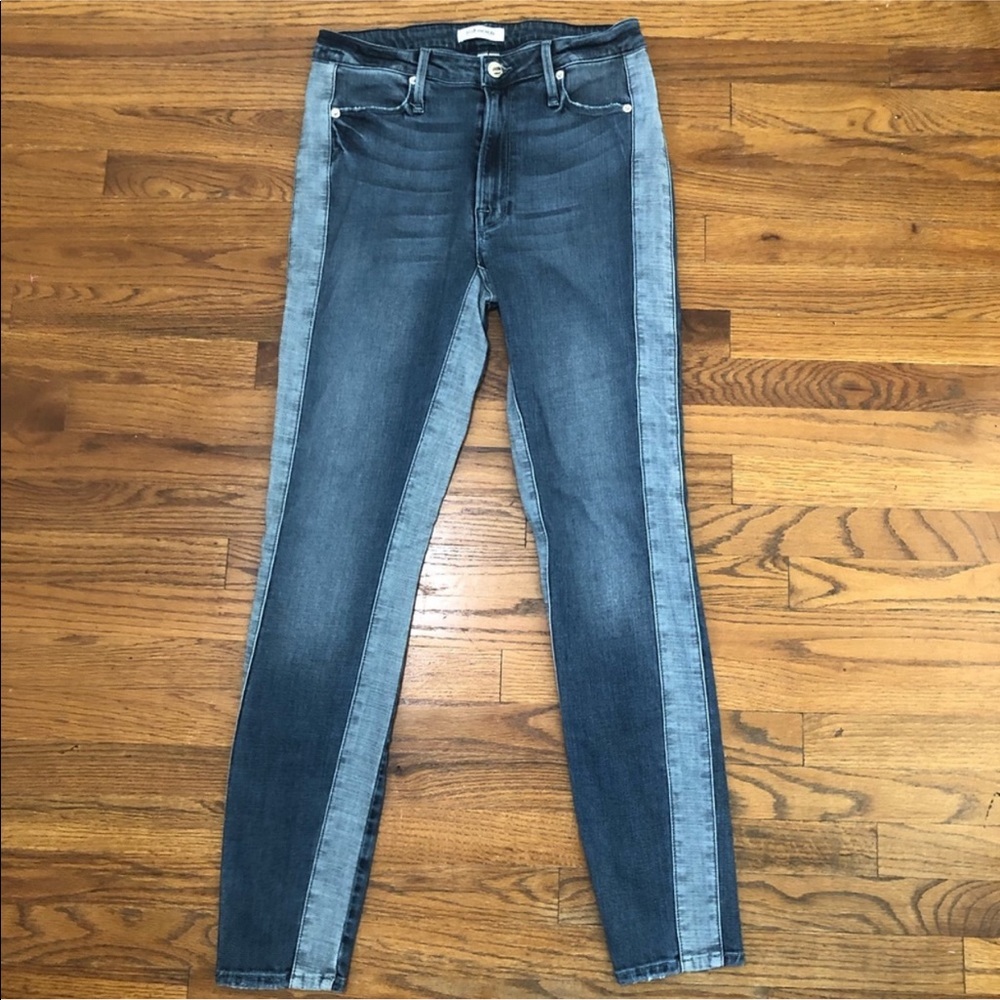 Good American | Good Waist Contrast Skinny Jeans - Picture 3 of 8